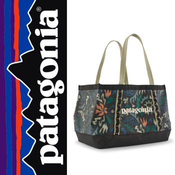 Patagonia Black Hole Tote 25L in Kaleido: Black (KALB) Die äußerst chicke, schöne, strapazierfähige Tragetasche.