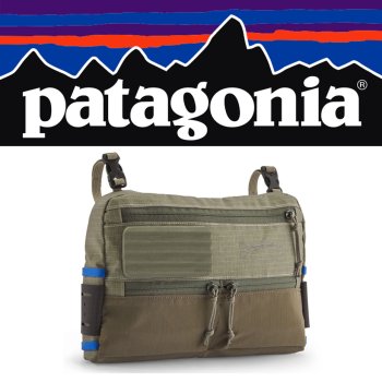 Patagonia Stealth Switch Pack 3L in River Rock Green w/P6 Blue (RVGP) Optimal zur Befestigung an Gürtel, Wathose oder Backpack vorn bzw. hinten.