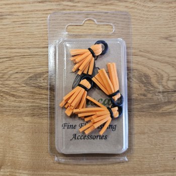 Musca Foam Strike Indicator Ein hoch aufschwimmender Bissanzeiger in Orange