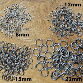 Sprengringe Großpackung Edelstahl / Stainless Steel in verschiedenen Durchmessern