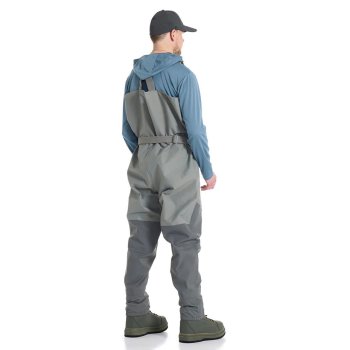 Vision KOSKI ZIP Grey Modell 2026 Die Wathose mit dem absolut wasserdichten Front-Reißverschluss. Einführungs-Angebot, nur für kurze Zeit!