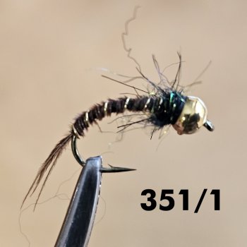 Nymphe, Tungsten, Goldkopf, Wolfram, Sonderangebot Fliegen, Fliegenfischen, Ausrüstung