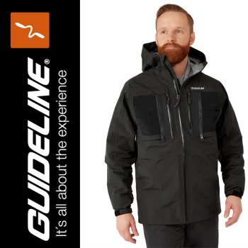 Guideline Laxa 2.0 Wading Jacket Watjacke (Guideline Schriftzug weiß) Ausverkauf - Schnell Zuschnappen und Sparen!