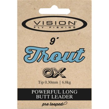 Vision Trout Leader Die hochwertige konisch gezogenen Fliegenvorfächer
