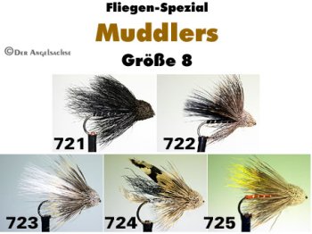 Muddler Minnow Classic Gr.8 (5 verschiedene Muster zur Auswahl)