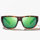 BAJIO Piedra Dark Tort Matte Green Mirror PC Polarisations-Brille