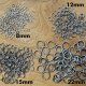 Sprengringe Großpackung Edelstahl / Stainless Steel in verschiedenen Durchmessern