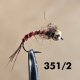 Nymphe, Tungsten, Goldkopf, Wolfram, Sonderangebot Fliegen, Fliegenfischen, Ausrüstung