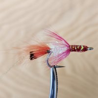 Epoxy Garnele Gr.6 Meerforellenfliege nach Horst Bathen