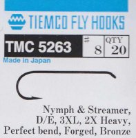 Tiemco TMC 5263 Der Nymph- und Streamer-Haken