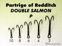 Partridge Heavy Double Salmon P Lachs- und Steelhead-Doppelhake