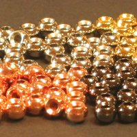 Messing Perlen Beads Inhalt 30 Stück Auswahl: Gold (Echtvergoldet), Kupfer, Nickel und Black