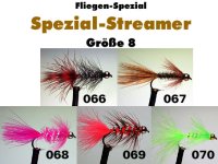 Forellen-Spezial-Streamer Gr.8 (5 verschiedene Sorten zur Auswahl)