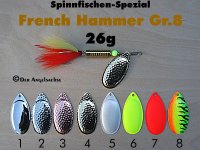 French-Hammer Gr.8 26g (8 Farben zur Auswahl)