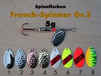 French-Spinner Gr.3 5g (8 Farben zur Auswahl)
