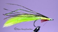 Turrall Nr. 512 Deceiver Chartreuse Größe 2/0 Salzwasser-Streamer