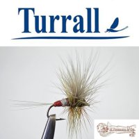Turrall No.08 Iron Blue Dun in Größe 16 Special European Dry -Eine klassische, traditionelle Trockenfliege aus England-