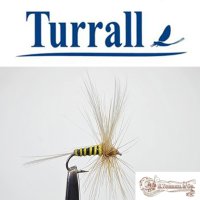 Turrall No.07 Pale Water Imago in Größe 16 Special European Dry -Eine klassische, traditionelle Trockenfliege aus England-
