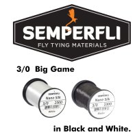 SEMPERFLI Nano Silk Big Game 200D 3/0 Bindefaden
