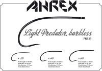 Ahrex PR351 Light Predator Barbless Fliegenhaken