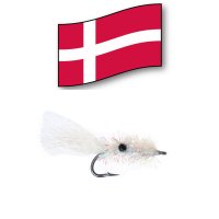 Glimmerreje Hvid Gr.2 -Orginal Dänische Meerforellenfliege-