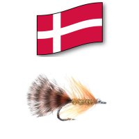Gold Magnus Gr.4 -Orginal Dänische Meerforellenfliege-