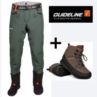 Guideline Laxa Waist Wader Combo Modell 2026 Wat-Set Hüft-Wathose + Watschuh 3.0 zum Vorteilspreis und nur für kurze Zeit! Jetzt Zuschnappen und Sparen!