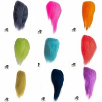 PIKE MONKEY Streamer Haar 11cm Großpackung in 10 Farben