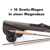 Vision Fisu2 Fliegenfischer-Set + 12 fängige Gratisfliegen. Sonderpreis, nur für kurze Zeit!