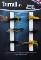 Turrall Salmon Doubles Selection Lachs-Fliegen-Kollektion auf Doppelhaken FinestFishingFlies