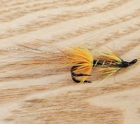 Turrall Double Salmon WILLIE GUN Gr.10 Klassische englische Lachsfliege auf Doppelhaken