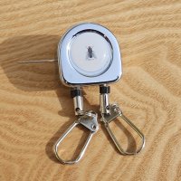 MUSKA Double Metal Zinger with Metal Wire Hochwertige2fachAusziehrolle