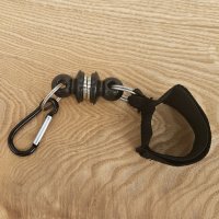 Magnet Net Releaser Magnet-Kescherhalter mit Karabiner und Klettverschluss