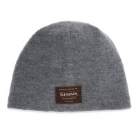 Simms Hayward Wool Beanie Gunmetal Die wuschelig warme Mütze aus Merino-Wolle