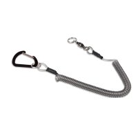 Loon Quickdraw Tool Tether Tools Spiralband mit Wirbeln und Karabiner