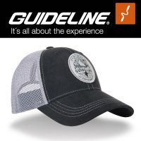 Guideline The Nature Cap - Black/Grey Die Trucker-Schirmmütze
