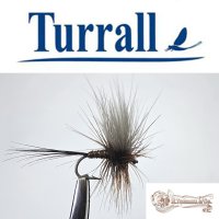 Turrall No.18 Ecdio Forcipulo in Größe 14 Special European Dry -Eine klassische, traditionelle Trockenfliege aus England-