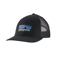 Patagonia P-6 Logo LoPro Trucker Hat Black (BLK)