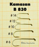 Kamasan B830 Round Bend Nymph Sonderangebot 100 Haken, Nur solange Vorrat reicht!