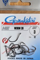 Gamakatsu Worm 39 Der Fliegenhaken für große Shrimp- und Wurm-Fliegen