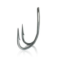 Mustad Heritage DS99S Salmon Double Hook Der bärenstarke, megascharfe Titan-Tuben-Zwilling.