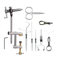 Stonfo 741 Fly Tying Kit Bindestock mit Werkzeug Set in praktischer Box Sonderpreis, nur für kurze Zeit!