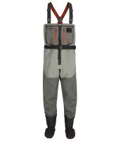 SIMMS Freestone Z Stockingfoot 2026 Smoke Wathose mit Frontreißverschluss