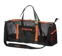 Simms Challenger Mesh Duffel - 60L Black Die luftige Transporttasche für deine Watbekleidung