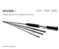 ArcticSilver RIVER SWITCH with/without SWITCH-FLEX HANDLE Rapid response and high performace Fliegenruten zum Flussfischen