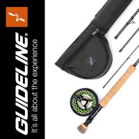 Guideline Embrace TROUT Fly Fishing Outfit #6 9FT Das Fliegenfischer-Set mit den 24 fängigen Gratisfliegen und Nymphen in einer praktischen Fliegenbox.
