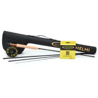 Vision HELMI Outfit Ein hochwertiges Fliegenfischer-Set mit 24 fängigen Gratisfliegen und Nymphen in der Fliegenbox