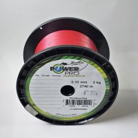 Shimano POWER PRO in Vermilion Red 0.10mm 5kg 2740m 100% Spectra Fiber Sonderangebot, nur solange Vorrat reicht!