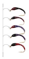 Profi Hegene HG08 ALPENSEE Rot/Violett/Flieder/Weinrot/Schwarz