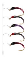 Profi Hegene HG10 HEGENE METALLIC 2 Rot/Schwarz/Violett/Schwarz/Rot